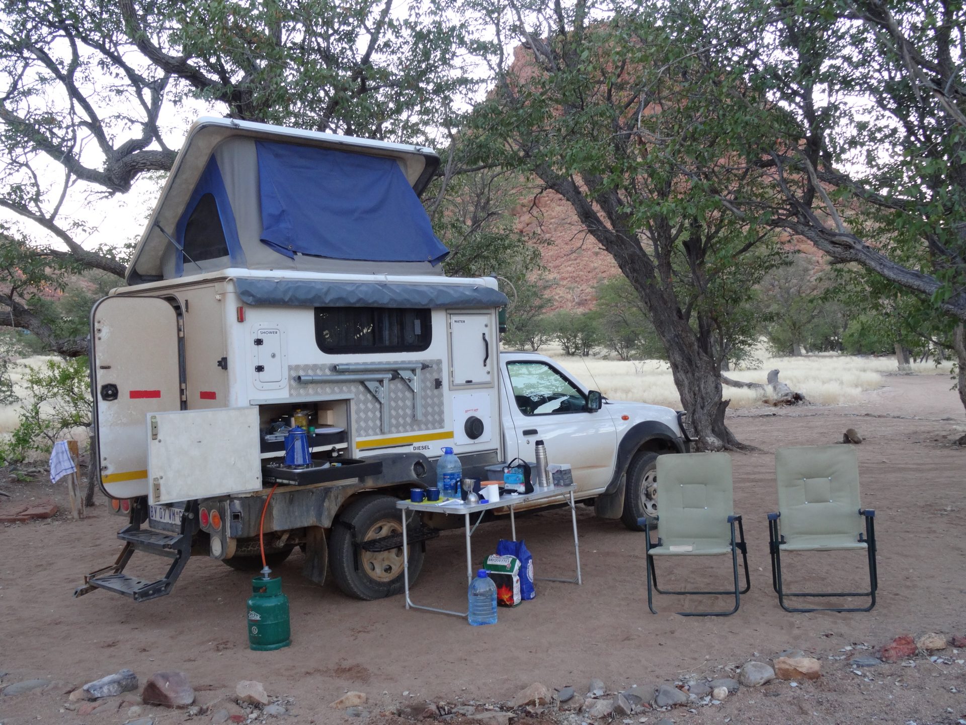 Nissan Road Trip Aadabi restcamp Namibia